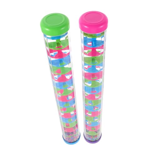 Yardwe 2 Stück Orff Music -lehrwerkzeuge Musikspielzeug Für Musikinstrumente Regenmacher Musikinstrumente Klingendes Musikinstrument Regenstabinstrument Regenstab Für Plastik Yardwe 2 Stück Orff Music -lehrwerkzeuge Musikspielzeug Für Musikinstrumente Regenmacher Musikinstrumente Klingendes Musikinstrument Regenstabinstrument Regenstab Für Plastik von Yardwe