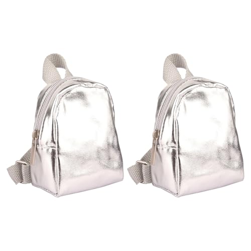 Yardwe 2 Stück Puppenrucksäcke Miniatur-Schultaschen Rollenspiel Puppenzubehör Mini-Rucksack mit Reißverschluss Winzige Taschen für Puppenhaus-Rollenspiele Yardwe 2 Stück Puppenrucksäcke Miniatur-Schultaschen Rollenspiel Puppenzubehör Mini-Rucksack mit Reißverschluss Winzige Taschen für Puppenhaus-Rollenspiele von Yardwe