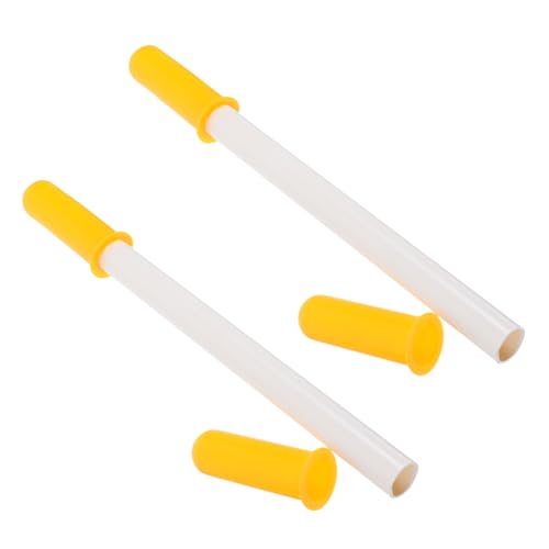 Yardwe 2 Stück Schaukelpferd Griffe aus Kunststoff Gelb Anti-rutsch Ersatzgriffe mit Gewinde Ergonomischer Kindergriff für DIY Holzpferd Zubehör Einfach zu Montieren Sicher Yardwe 2 Stück Schaukelpferd Griffe aus Kunststoff Gelb Anti-rutsch Ersatzgriffe mit Gewinde Ergonomischer Kindergriff für DIY Holzpferd Zubehör Einfach zu Montieren Sicher von Yardwe