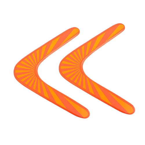 Yardwe 2 Stück Teiliges Holz V förmig Zurückkehrender Wurfspielzeug Outdoor sportausrüstung Fliegendes für Erwachsene in Orange Yardwe 2 Stück Teiliges Holz V förmig Zurückkehrender Wurfspielzeug Outdoor sportausrüstung Fliegendes für Erwachsene in Orange von Yardwe