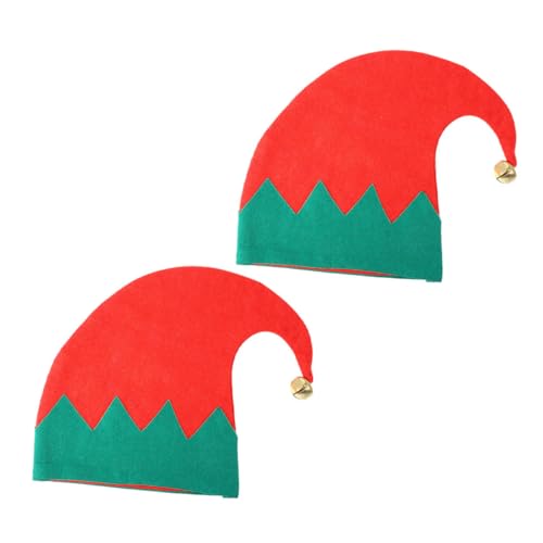 Yardwe 2 Stück Teiliges Weihnachtsmützen aus und Grünem Samt Festliche Elfenhüte für Weihnachtsfeiern Foto Requisiten und Partydekoration Langlebig und Formstabil Yardwe 2 Stück Teiliges Weihnachtsmützen aus und Grünem Samt Festliche Elfenhüte für Weihnachtsfeiern Foto Requisiten und Partydekoration Langlebig und Formstabil von Yardwe