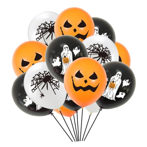 Yardwe 20 Stück Halloween-Ballon halloween kleidung halloween outfit halloween dekoration halloween klamotten halloween atmosphäre Party Ö 12-Zoll-Ballon bedruckter Luftballon Emulsion Yardwe 20 Stück Halloween-Ballon halloween kleidung halloween outfit halloween dekoration halloween klamotten halloween atmosphäre Party Ö 12-Zoll-Ballon bedruckter Luftballon Emulsion von Yardwe