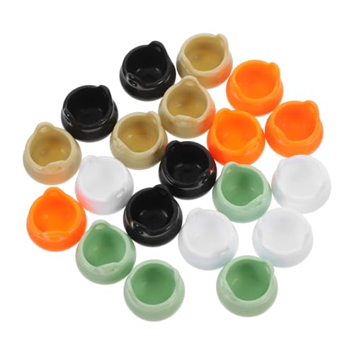 Yardwe 20 Stück Teiliges Mini Halloween Kessel aus Kunststoff Bunte Mini für Party und Puppenhaus Dekoration Langlebige Detailreiche Halloween Tischdeko Miniatur für Festtagsstimmung Yardwe 20 Stück Teiliges Mini Halloween Kessel aus Kunststoff Bunte Mini für Party und Puppenhaus Dekoration Langlebige Detailreiche Halloween Tischdeko Miniatur für Festtagsstimmung von Yardwe