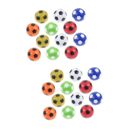 Yardwe 24 STK Ball Der Fußballmaschine Tischfußball Schreibtisch-fußbälle Desktop-fußballzubehör Tischspiel Fußbälle Fußballball Für Erwachsene Tischspielbälle Fußball Ersatz Die Hüften von Yardwe