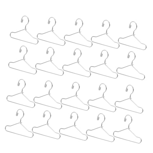 Yardwe 24 Stück Teiliges Mini Puppenbügel aus Robustem Metall Silberfarbene Mini Kleiderbügel für Puppenkleidung als Puppenhaus Zubehör Kreativen Basteln Yardwe 24 Stück Teiliges Mini Puppenbügel aus Robustem Metall Silberfarbene Mini Kleiderbügel für Puppenkleidung als Puppenhaus Zubehör Kreativen Basteln von Yardwe