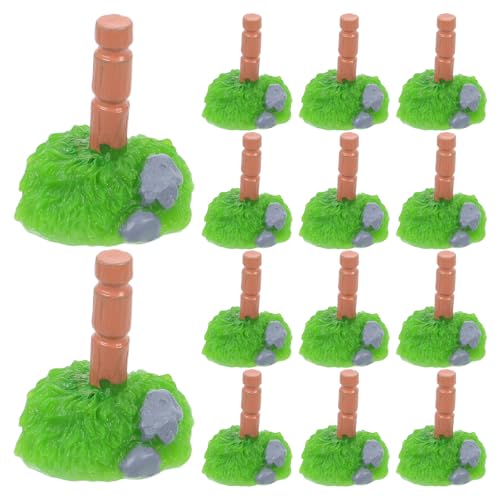 Yardwe 24-teiliger Mini-Bauernhofzaun: Kunststoff-Miniatur-Holzpfähle, Puppenhaus-Bauernhof-Tierbarriere-Zubehör zum Basteln und zur Dekoration von Mikroszenen Yardwe 24-teiliger Mini-Bauernhofzaun: Kunststoff-Miniatur-Holzpfähle, Puppenhaus-Bauernhof-Tierbarriere-Zubehör zum Basteln und zur Dekoration von Mikroszenen von Yardwe