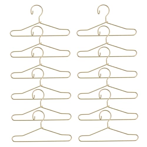 Yardwe 25 Stück Teiliges Mini Metall Kleiderbügel aus Robustem Stahl Kleine Puppenkleiderbügel für Puppenschrank und Dekoration zum Organisieren und Präsentieren von Puppenkleidern Yardwe 25 Stück Teiliges Mini Metall Kleiderbügel aus Robustem Stahl Kleine Puppenkleiderbügel für Puppenschrank und Dekoration zum Organisieren und Präsentieren von Puppenkleidern von Yardwe