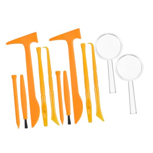 Yardwe 2 Satz Ausgrabungswerkzeuge für Kinder Dinosaurier Ausgrabungsset Kunststoffhammer Meißel Lernspielzeug für Junge Interaktives Archäologie Spielzeug Yardwe 2 Satz Ausgrabungswerkzeuge für Kinder Dinosaurier Ausgrabungsset Kunststoffhammer Meißel Lernspielzeug für Junge Interaktives Archäologie Spielzeug von Yardwe