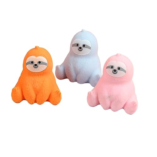 Yardwe 3 STÜCKE Teiliges Dehnbarer Faultier quetschspielzeuge aus Langlebigem Material zur Stressreduzierung Entspannend und Unterhaltsam für Erwachsene als Druckabbau Zufällige Farbe Yardwe 3 STÜCKE Teiliges Dehnbarer Faultier quetschspielzeuge aus Langlebigem Material zur Stressreduzierung Entspannend und Unterhaltsam für Erwachsene als Druckabbau Zufällige Farbe von Yardwe