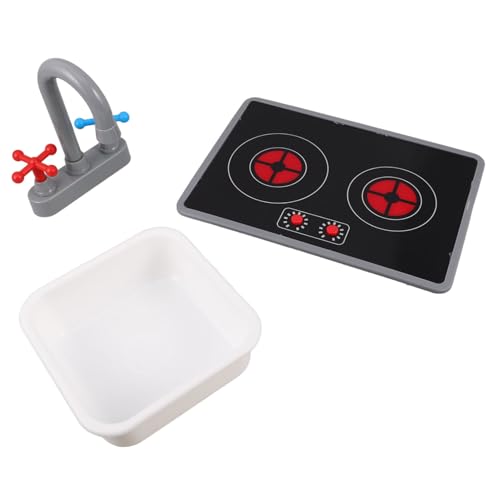 Yardwe 3 Stück Küchenspielzeug Für Tell Vor, Spiele Küche Zu Küchengeräte Für Kleinkinder Waschbecken-Wasserhahn- Koch-rollenspielspielzeug Plastik Yardwe 3 Stück Küchenspielzeug Für Tell Vor, Spiele Küche Zu Küchengeräte Für Kleinkinder Waschbecken-Wasserhahn- Koch-rollenspielspielzeug Plastik von Yardwe