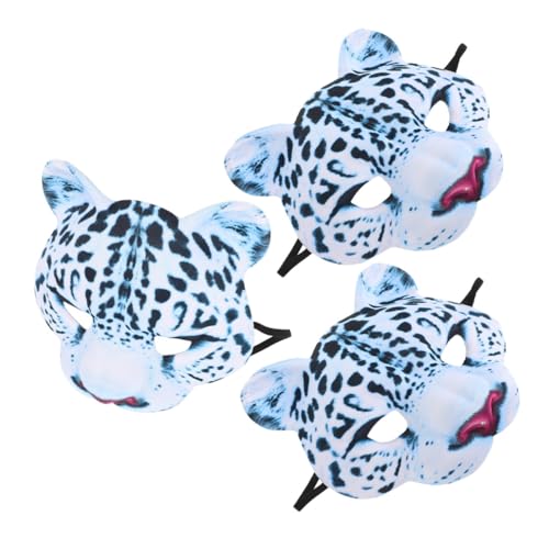 Yardwe 3 Stück Teiliges Halloween Halbgesichts Leopardenmuster EVA Tier-motiv Maske Leicht für Karneval Fasching Maskerade und Kostümpartys Yardwe 3 Stück Teiliges Halloween Halbgesichts Leopardenmuster EVA Tier-motiv Maske Leicht für Karneval Fasching Maskerade und Kostümpartys von Yardwe
