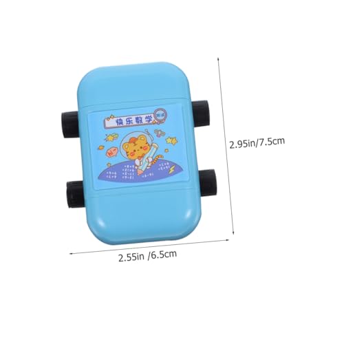 Yardwe 3 Stück Teiliges Mathe Rollstempel für Verschleißfest mit Automatischer Tintenabgabe Klare Abdrücke Wiederverwendbar für Additions Subtraktions Multiplikations Divisionsübungen Yardwe 3 Stück Teiliges Mathe Rollstempel für Verschleißfest mit Automatischer Tintenabgabe Klare Abdrücke Wiederverwendbar für Additions Subtraktions Multiplikations Divisionsübungen von Yardwe