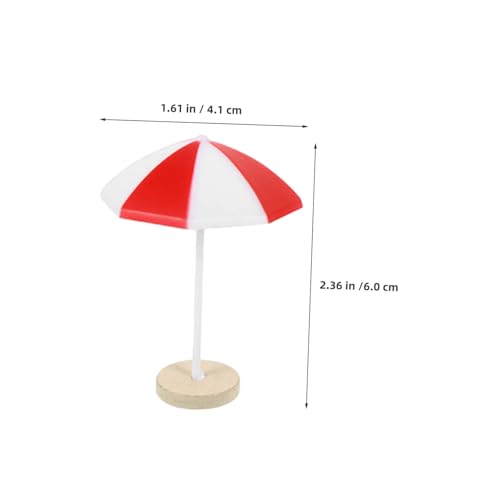 Yardwe 3 Stück Teiliges Miniatur Strandsonnenschirm Farbige Puppenhaus Dekoration Wetterfester Kunststoff Vielseitig für Micro Landschaften DIY Bastelprojekt Zubehör Lebendige Yardwe 3 Stück Teiliges Miniatur Strandsonnenschirm Farbige Puppenhaus Dekoration Wetterfester Kunststoff Vielseitig für Micro Landschaften DIY Bastelprojekt Zubehör Lebendige von Yardwe