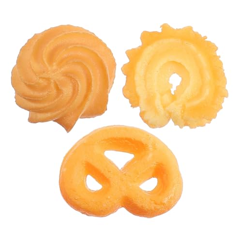 Yardwe 3 Stück Teiliges Simuliertes Keks Dekor Aus Hochwertigem PVC Langlebig Lebensecht Fotorequisiten Für Bäckerei Spielhaus Kuchendekoration Yardwe 3 Stück Teiliges Simuliertes Keks Dekor Aus Hochwertigem PVC Langlebig Lebensecht Fotorequisiten Für Bäckerei Spielhaus Kuchendekoration von Yardwe
