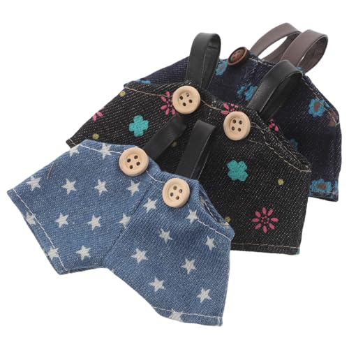 Yardwe 3-teiliges Outfit für Plüschpuppen: Niedliche Hose, Overall, Bärenkleidung für Stofftiere – Puppen-Anziehzubehör für Plüschtiere Yardwe 3-teiliges Outfit für Plüschpuppen: Niedliche Hose, Overall, Bärenkleidung für Stofftiere – Puppen-Anziehzubehör für Plüschtiere von Yardwe