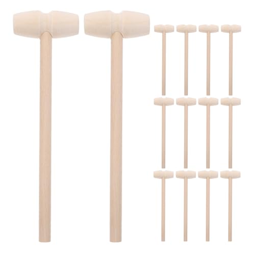 Yardwe 30 Stück Mini-Holzhämmer für Schokolade – Kleiner Holzhammer zum Knacken von Schokolade und Planetenkuchen – Krabben-, Hummer- und Meeresfrüchtehämmer aus Naturholz Yardwe 30 Stück Mini-Holzhämmer für Schokolade – Kleiner Holzhammer zum Knacken von Schokolade und Planetenkuchen – Krabben-, Hummer- und Meeresfrüchtehämmer aus Naturholz von Yardwe