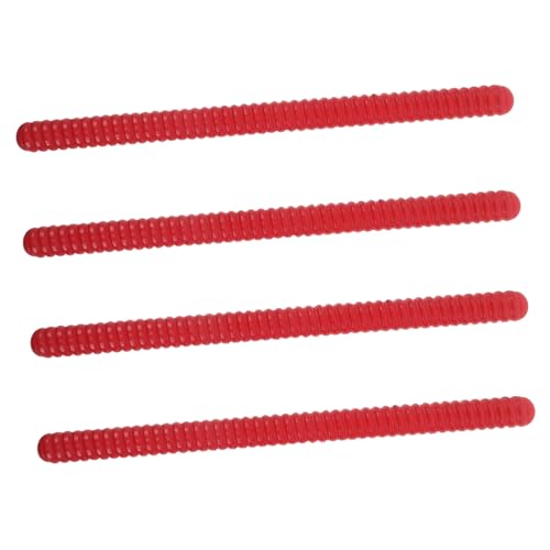 Yardwe 4 . Teiliges Lummi Rhythmusstöcke aus Holz Spiralförmige für Frühe Bildung Leichte Robuste Percussion-Schlägel in Rot für Musikunterricht und Spielspaß Yardwe 4 . Teiliges Lummi Rhythmusstöcke aus Holz Spiralförmige für Frühe Bildung Leichte Robuste Percussion-Schlägel in Rot für Musikunterricht und Spielspaß von Yardwe