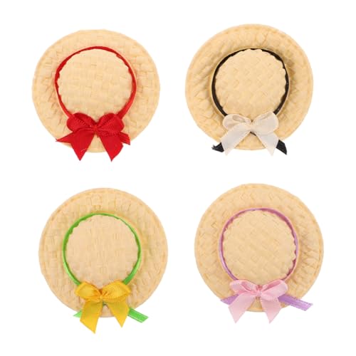 Yardwe 4 Stück Handgefertigte Mini Strohhüte für Puppen Kleine Handgewebte Bastel-mini Rot Klassisch Gelb-grün Vielseitig für DIY-projekte Puppenhaus-deko Fotorequisiten Yardwe 4 Stück Handgefertigte Mini Strohhüte für Puppen Kleine Handgewebte Bastel-mini Rot Klassisch Gelb-grün Vielseitig für DIY-projekte Puppenhaus-deko Fotorequisiten von Yardwe