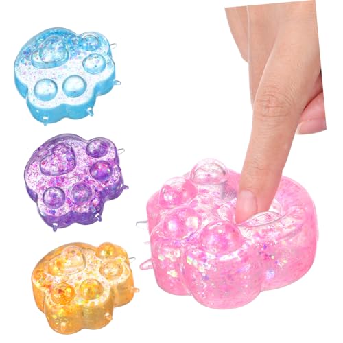 Yardwe 4 Stück Realistische Katzenpfoten Squishy Spielzeuge in Violett Blau Gelb Weiche Squeeze Toys für Stressabbau Sensorisches Spiel und Kreative Deko Zuhause Yardwe 4 Stück Realistische Katzenpfoten Squishy Spielzeuge in Violett Blau Gelb Weiche Squeeze Toys für Stressabbau Sensorisches Spiel und Kreative Deko Zuhause von Yardwe