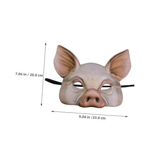Yardwe 4 Stück Schwein Maske Halbgesichts Tiermaske für Karneval und Halloween Lustiges Cosplay Accessoire für Kostümparty Vielseitig Einsetzbar bei Fasching Maskenball und Themenfest Yardwe 4 Stück Schwein Maske Halbgesichts Tiermaske für Karneval und Halloween Lustiges Cosplay Accessoire für Kostümparty Vielseitig Einsetzbar bei Fasching Maskenball und Themenfest von Yardwe