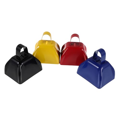 Yardwe 4 Stück Teiliges Kleine Metall-kuhglocken mit Griff Laute Jubelglocken für Sportveranstaltungen Partys und Outdoor-Events Tragbar Langlebig Energiereiche Klangverstärkung Yardwe 4 Stück Teiliges Kleine Metall-kuhglocken mit Griff Laute Jubelglocken für Sportveranstaltungen Partys und Outdoor-Events Tragbar Langlebig Energiereiche Klangverstärkung von Yardwe