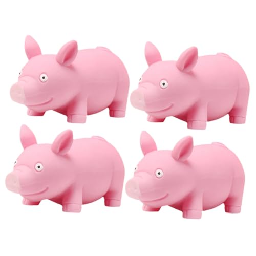Yardwe 4 Stück Teiliges Stressspielzeug Schwein aus Weichem Material Lustiges Dehnbares Squeeze Toy für Erwachsene zur Stressreduktion und Sensorischen Entspannung Yardwe 4 Stück Teiliges Stressspielzeug Schwein aus Weichem Material Lustiges Dehnbares Squeeze Toy für Erwachsene zur Stressreduktion und Sensorischen Entspannung von Yardwe