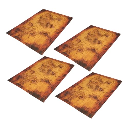 Yardwe 4 Stück Teiliges Vintage Piraten Schatzkarten für Detaillierte Spielkarten für Schatzsuche Brettspiel Zubehör und Partyspaß für Familien Schule und Abenteuer Yardwe 4 Stück Teiliges Vintage Piraten Schatzkarten für Detaillierte Spielkarten für Schatzsuche Brettspiel Zubehör und Partyspaß für Familien Schule und Abenteuer von Yardwe