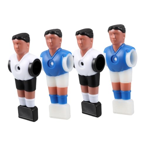 Yardwe 4 Stücke Realistische Fußball Spieler Figuren Für Tisch Fußball Tischfußball Tischfußball Tisch Zubehör Komplette Team Ersatzteile von Yardwe