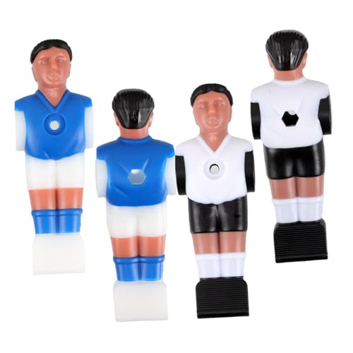 Yardwe 4 Stück Zubehör Für Tischfußball Ersatz Eines Tischspielers Tischfußballspieler-statuen Kickerfiguren Komplettes Team Schreibtisch-fußballspiel Kicker-Athleten-Puppen Harz von Yardwe