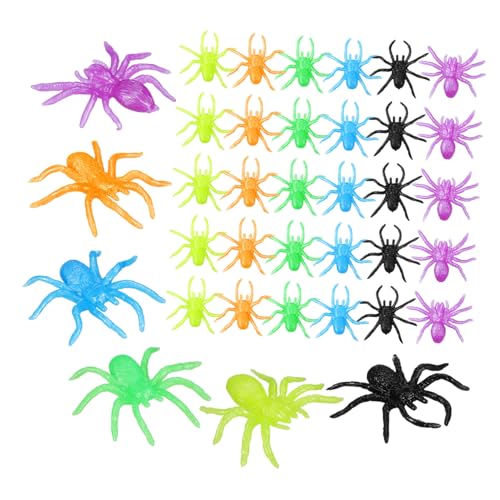Yardwe 48 Stück Teiliges Halloween Deko Fake Spinnen Farben TPR Weiche Dehnbare Streicheltier Spielzeuge Realistische Simulation für Party Pranks Goodie Bags Gruselige Festtagsdeko Yardwe 48 Stück Teiliges Halloween Deko Fake Spinnen Farben TPR Weiche Dehnbare Streicheltier Spielzeuge Realistische Simulation für Party Pranks Goodie Bags Gruselige Festtagsdeko von Yardwe