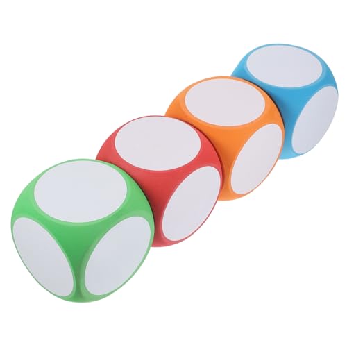 Yardwe 4Stücke Selbstgemacht Große Schaumstoffwürfel Trocken Abwischbare Würfel Kreatives Spielzeug für Kinder Partyspiel Lernspielzeug Yardwe 4Stücke Selbstgemacht Große Schaumstoffwürfel Trocken Abwischbare Würfel Kreatives Spielzeug für Kinder Partyspiel Lernspielzeug von Yardwe