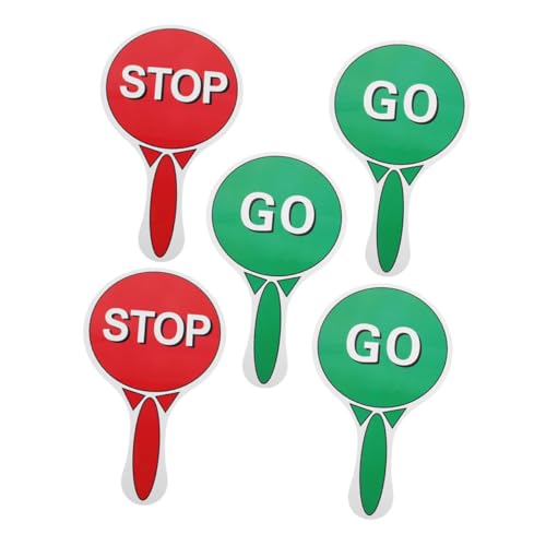 Yardwe 5 Stück Doppelseitige Verkehrsschilder für Teiliges Handlich und Robust aus Sicherem für Kindergarten und Grundschule Verkehrsregeln Spielerisch Lernen und Teamaktivitäten Yardwe 5 Stück Doppelseitige Verkehrsschilder für Teiliges Handlich und Robust aus Sicherem für Kindergarten und Grundschule Verkehrsregeln Spielerisch Lernen und Teamaktivitäten von Yardwe