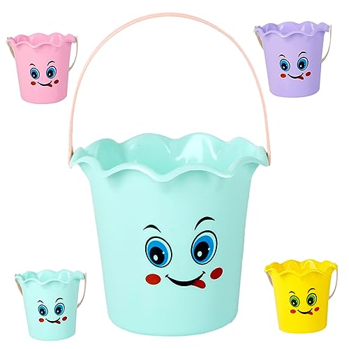Yardwe 5 Stück Teiliges Strandspielzeug Kleine Sandkübel aus Robustem Kunststoff mit Griff Tragbare Wassereimer für Strand und Sandspiele Multifunktionale Eimer für Zufällige Farbe Yardwe 5 Stück Teiliges Strandspielzeug Kleine Sandkübel aus Robustem Kunststoff mit Griff Tragbare Wassereimer für Strand und Sandspiele Multifunktionale Eimer für Zufällige Farbe von Yardwe