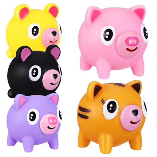 Yardwe 5 Stück Teiliges Stressspielzeug Tiere in Pig Bear Formen Weiche Langlebige Anti Stress Spielzeuge für Kompaktes Dehnbares Squeeze Toy Geburtstag Party Favor Yardwe 5 Stück Teiliges Stressspielzeug Tiere in Pig Bear Formen Weiche Langlebige Anti Stress Spielzeuge für Kompaktes Dehnbares Squeeze Toy Geburtstag Party Favor von Yardwe