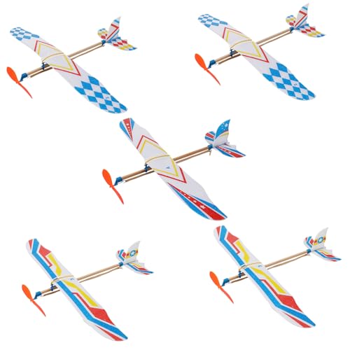 Yardwe 5Stücke DIY Flugzeugspielzeug Gummibandbetriebene Glider Zufälligen Farben Pädagogisches Lernspielzeug Hand Auge Koordination Yardwe 5Stücke DIY Flugzeugspielzeug Gummibandbetriebene Glider Zufälligen Farben Pädagogisches Lernspielzeug Hand Auge Koordination von Yardwe