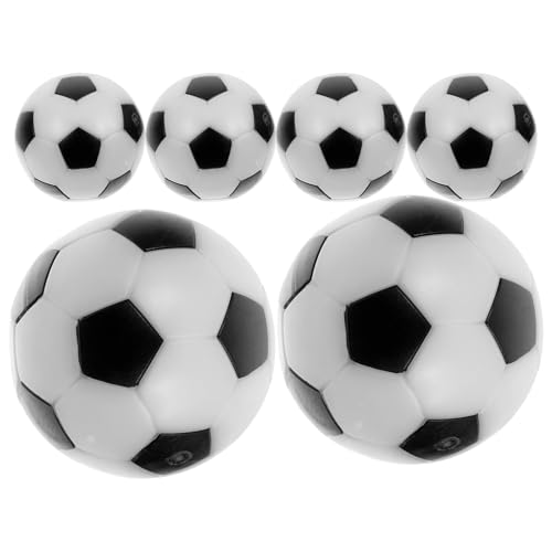 Yardwe 6 Stück Mini-Fußbälle 32 Mm Tischfußball Ersatzbälle Kleine Fußbälle von Yardwe