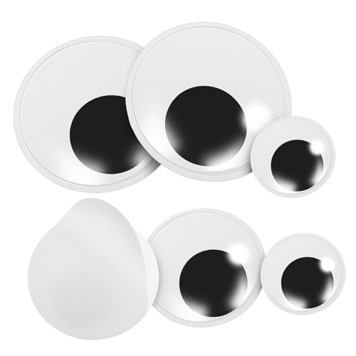 Yardwe 6 Stück Selbstklebende Wackelaugen in PVC Bastelaugen für Häkeltiere Puppen DIY Kuscheltiere Kinderfreundlich Sicher und Vielseitig Verwendbar Yardwe 6 Stück Selbstklebende Wackelaugen in PVC Bastelaugen für Häkeltiere Puppen DIY Kuscheltiere Kinderfreundlich Sicher und Vielseitig Verwendbar von Yardwe