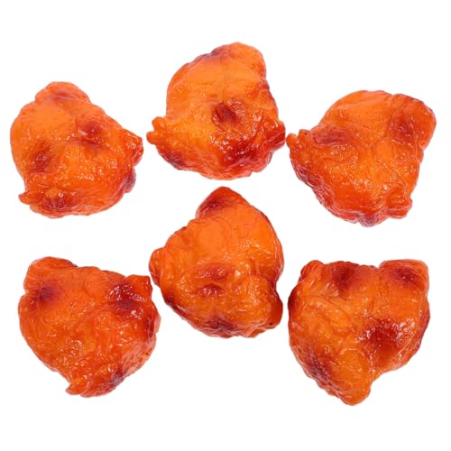 Yardwe 6 Stück Teiliges Realistische Fake Chicken für Täuschend Echte Lebensmittel für Küchendekoration und Kreative Spielideen Yardwe 6 Stück Teiliges Realistische Fake Chicken für Täuschend Echte Lebensmittel für Küchendekoration und Kreative Spielideen von Yardwe