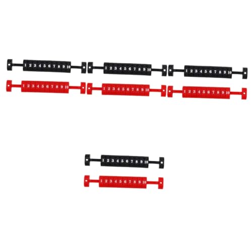 Yardwe 8 STK Tischtennis Wertung Tischfußballzähler Multifunktionale Punktezählerstangen Tischfußball-zähleranzeige Punktzahl Wertungszähler Zubehör Für Tischfußball Tischfussball Plastik von Yardwe