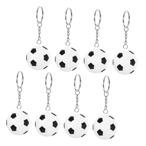 Yardwe 8 Stück Teiliges Fußball Schlüsselanhänger Metall Anhänger Klassisch Soccer Ball Design Robuste Sport Zubehör als Taschenanhänger Geschenkidee für Fußballfans Party Gastgeschenke Yardwe 8 Stück Teiliges Fußball Schlüsselanhänger Metall Anhänger Klassisch Soccer Ball Design Robuste Sport Zubehör als Taschenanhänger Geschenkidee für Fußballfans Party Gastgeschenke von Yardwe