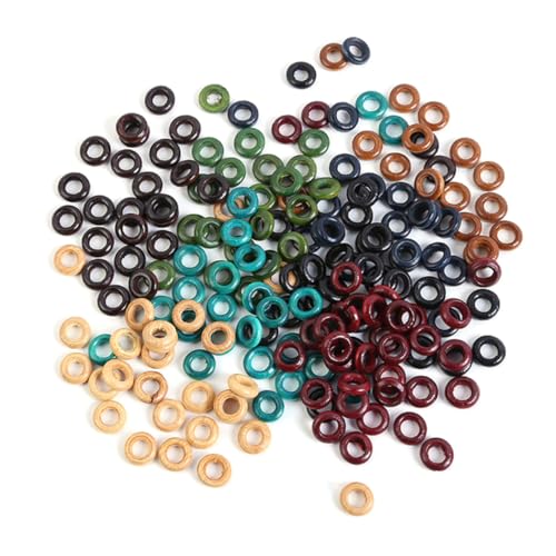 Yardwe 800 Stück Teiliges Bunte Dreadlock aus Holz Hohle Haarringe für Zöpfe und Haarverlängerungen Kreativer Haarschmuck zum Einfachen Aufstecken und Entfernen Modische DIY Yardwe 800 Stück Teiliges Bunte Dreadlock aus Holz Hohle Haarringe für Zöpfe und Haarverlängerungen Kreativer Haarschmuck zum Einfachen Aufstecken und Entfernen Modische DIY von Yardwe