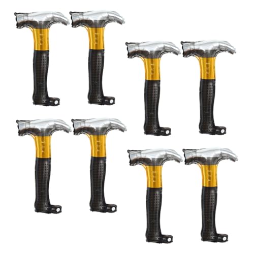 Yardwe 8 Stück Aluminiumfolie Hammerballons Für Jungen Aufblasbare Werkzeug Dekoration Für Bau Geburtstagsfeiern Robust Sicher Einfach Mit Luft Oder Helium Zu Füllen Vielseitig Yardwe 8 Stück Aluminiumfolie Hammerballons Für Jungen Aufblasbare Werkzeug Dekoration Für Bau Geburtstagsfeiern Robust Sicher Einfach Mit Luft Oder Helium Zu Füllen Vielseitig von Yardwe