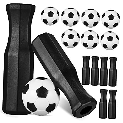 Yardwe 8er Set Tischfußball Griff Und Ballset Austauschbare Griffe Für Tischfußball Mit Fußball Ideal Für Tischfußballspiele Und Freizeitaktivitäten von Yardwe