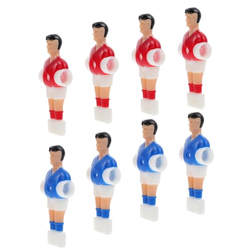 Yardwe 8pcs Zubehör Für Tischspiele Tischfußball Männer Fußballspiel Fußballtisch Tischfußball-bösewicht Up Fußballziel Stange Spieler Fußball-actionfiguren Plastik von Yardwe