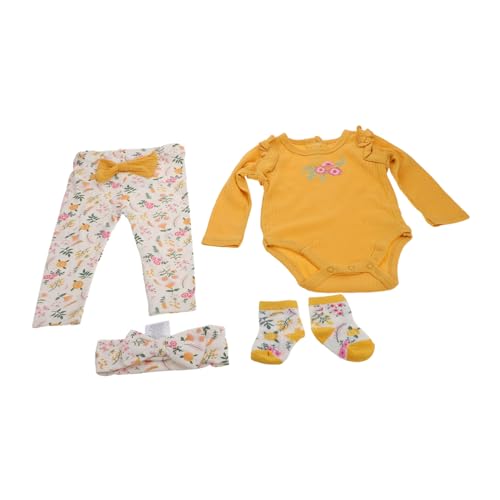 Yardwe Babypuppenkostüm Kleidung für Babypuppen Puppenkleidung für Partys Puppenkleidung Outfits für Babypuppen Puppen-Outfits Baumwolle Gelb Yardwe Babypuppenkostüm Kleidung für Babypuppen Puppenkleidung für Partys Puppenkleidung Outfits für Babypuppen Puppen-Outfits Baumwolle Gelb von Yardwe