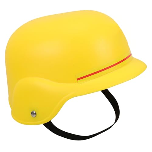 Yardwe Bauarbeiter Helm aus Kunststoff Gelb Realistisches Design Robustes für Rollenspiele und Partys für Jungen und Mädchen Simulation Arbeitsszenarien Yardwe Bauarbeiter Helm aus Kunststoff Gelb Realistisches Design Robustes für Rollenspiele und Partys für Jungen und Mädchen Simulation Arbeitsszenarien von Yardwe