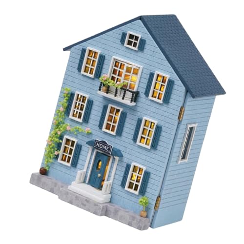Yardwe DIY Miniatur Holz Puppenhaus Bausatz mit Möbeln und Zubehör Mini Holzhaus Dekoration für Jugendliche Kreatives Miniaturhaus Modellbau Set Tragbar und Detailreich Yardwe DIY Miniatur Holz Puppenhaus Bausatz mit Möbeln und Zubehör Mini Holzhaus Dekoration für Jugendliche Kreatives Miniaturhaus Modellbau Set Tragbar und Detailreich von Yardwe