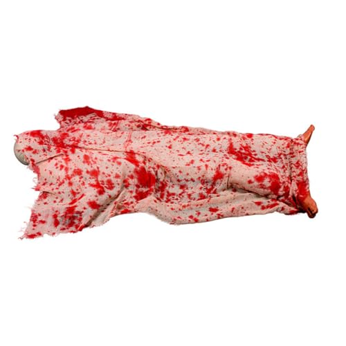 Yardwe Halloween Outdoor Dekoration Blutige Leiche Requisite mit Led-Augen und Soundaktiviertem Gruseleffekt für Gruseligste Party und Spukhaus Gartendekor Yardwe Halloween Outdoor Dekoration Blutige Leiche Requisite mit Led-Augen und Soundaktiviertem Gruseleffekt für Gruseligste Party und Spukhaus Gartendekor von Yardwe