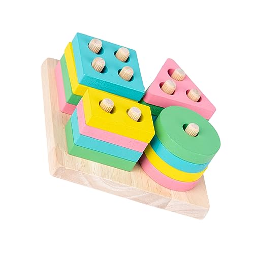 Yardwe Holz Geometrische Lernbausteine Pädagogisches Stapelspielzeug für Fördert Motorik Farberkennung und Kreativität Robustes Material Montessori Zufällige Farbe Zufällige Farbe Yardwe Holz Geometrische Lernbausteine Pädagogisches Stapelspielzeug für Fördert Motorik Farberkennung und Kreativität Robustes Material Montessori Zufällige Farbe Zufällige Farbe von Yardwe