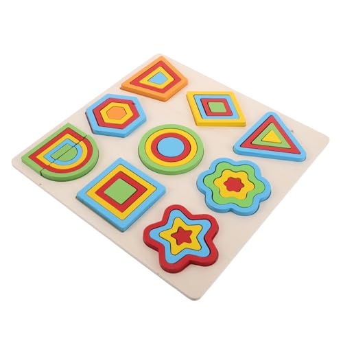 Yardwe Holzform Steckpuzzle Montessori Lernspielzeug für Kleinkinder Farblich Sortierbares Geometrisches Motorikspiel Pädagogisches Holzpuzzle für Frühkindliche und Sensorische Yardwe Holzform Steckpuzzle Montessori Lernspielzeug für Kleinkinder Farblich Sortierbares Geometrisches Motorikspiel Pädagogisches Holzpuzzle für Frühkindliche und Sensorische von Yardwe